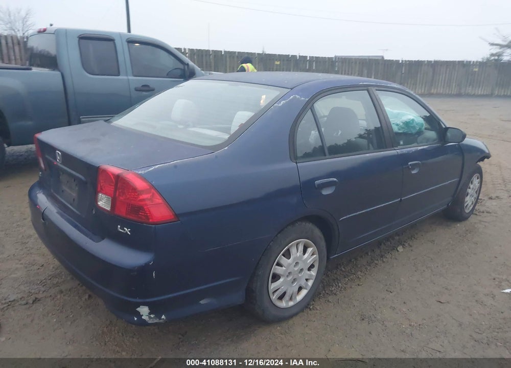 2004 HONDA CIVIC LX VIN: 2HGES16614H540705