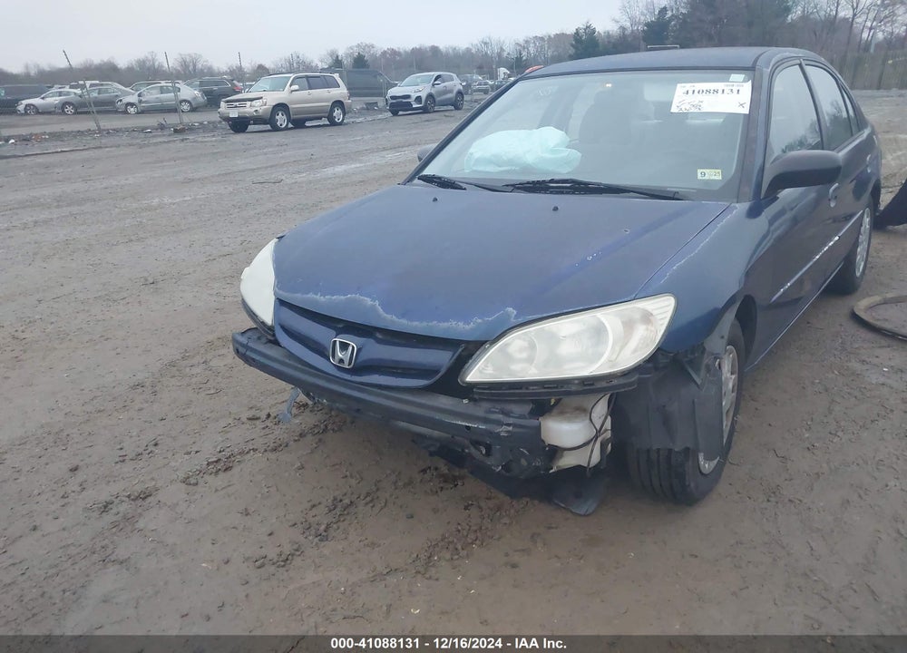 2004 HONDA CIVIC LX VIN: 2HGES16614H540705