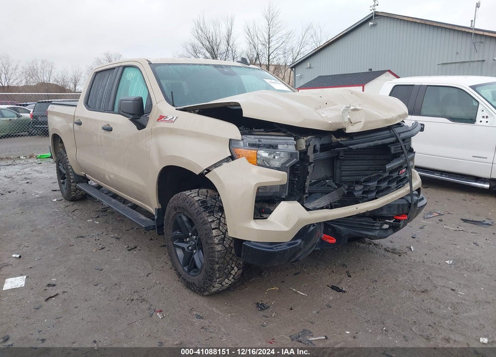 2022 CHEVROLET SILVERADO 1500 4WD SHORT BED CUSTOM TRAIL BOSS VIN: 3GCPDCEK8NG636537