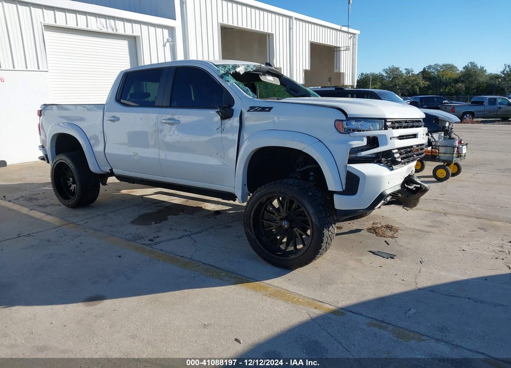 2021 CHEVROLET SILVERADO 1500 4WD SHORT BED RST VIN: 3GCUYEED9MG164562