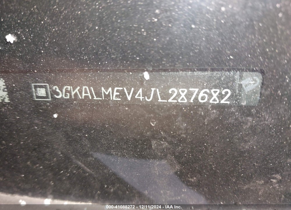 2018 GMC TERRAIN SLE VIN: 3GKALMEV4JL287682