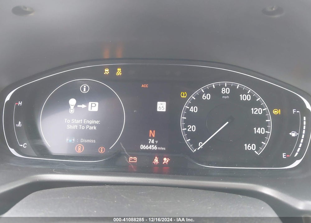 2019 HONDA ACCORD VIN: 1HGCV1F47KA022770