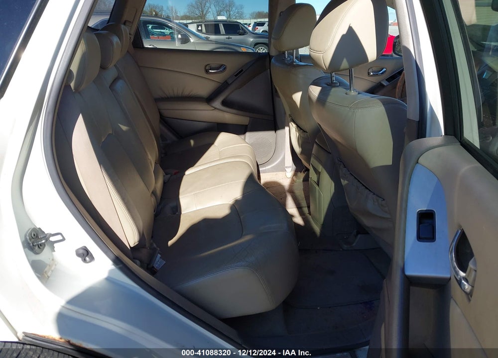 2009 NISSAN MURANO SL VIN: JN8AZ18W59W206213