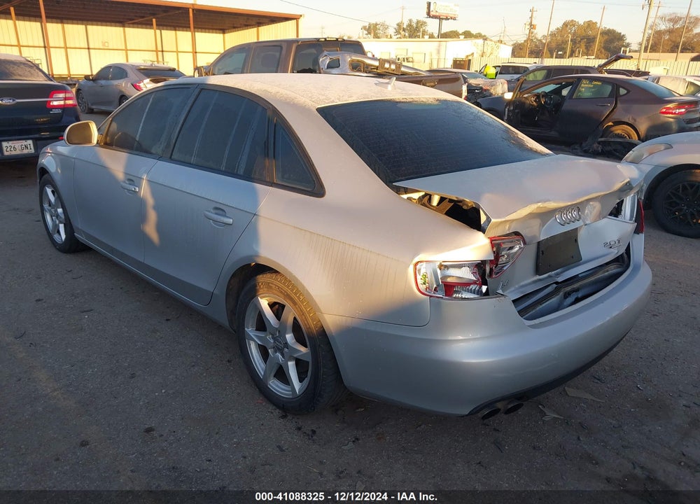 2009 AUDI A4 2.0T PREMIUM VIN: WAULF78K09A068765