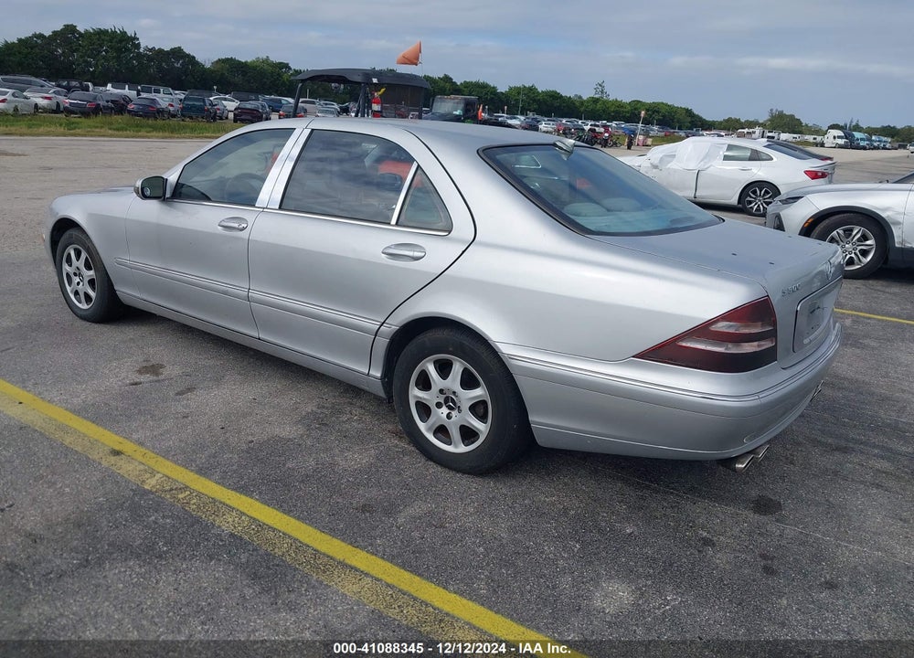 2002 MERCEDES-BENZ S 430 VIN: WDBNG70J12A296449