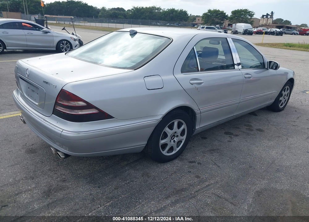 2002 MERCEDES-BENZ S 430 VIN: WDBNG70J12A296449