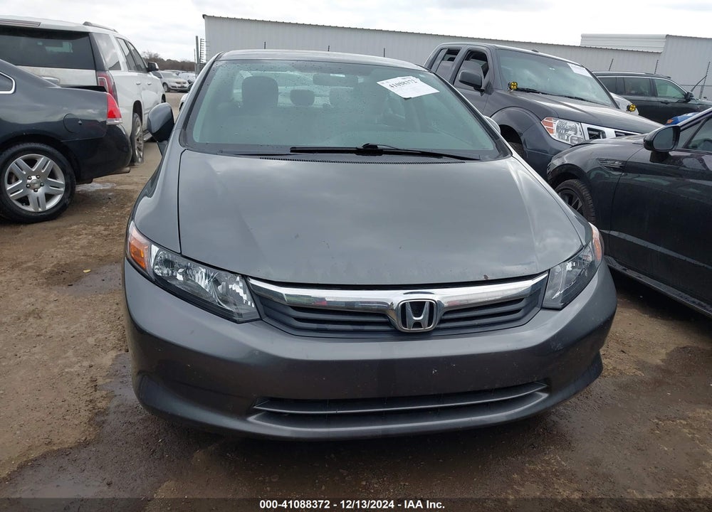 2012 HONDA CIVIC LX VIN: 2HGFB2F50CH605592