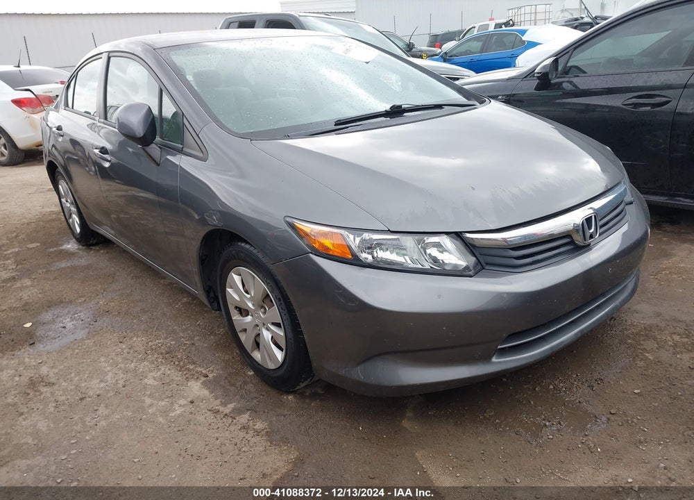 2012 HONDA CIVIC LX VIN: 2HGFB2F50CH605592