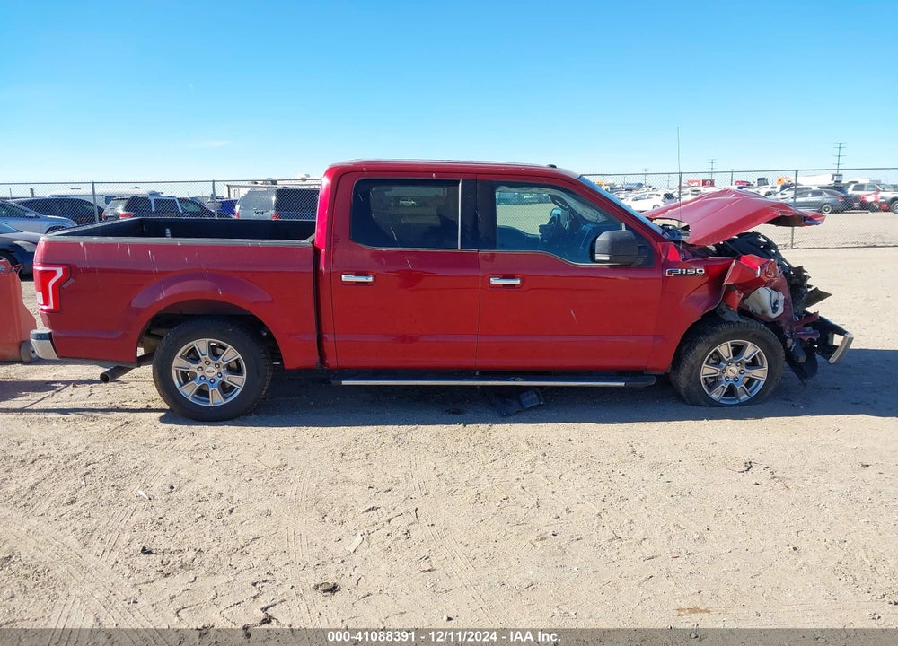 2017 FORD F-150 XLT VIN: 1FTEW1C88HKD78160