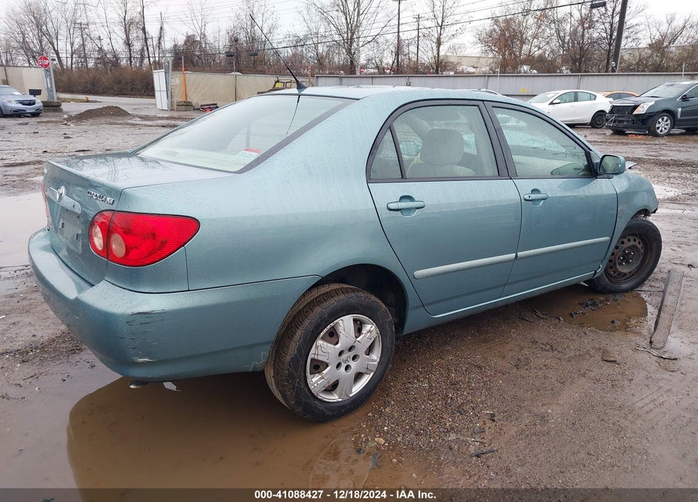 2006 TOYOTA COROLLA LE VIN: 2T1BR32E46C644169