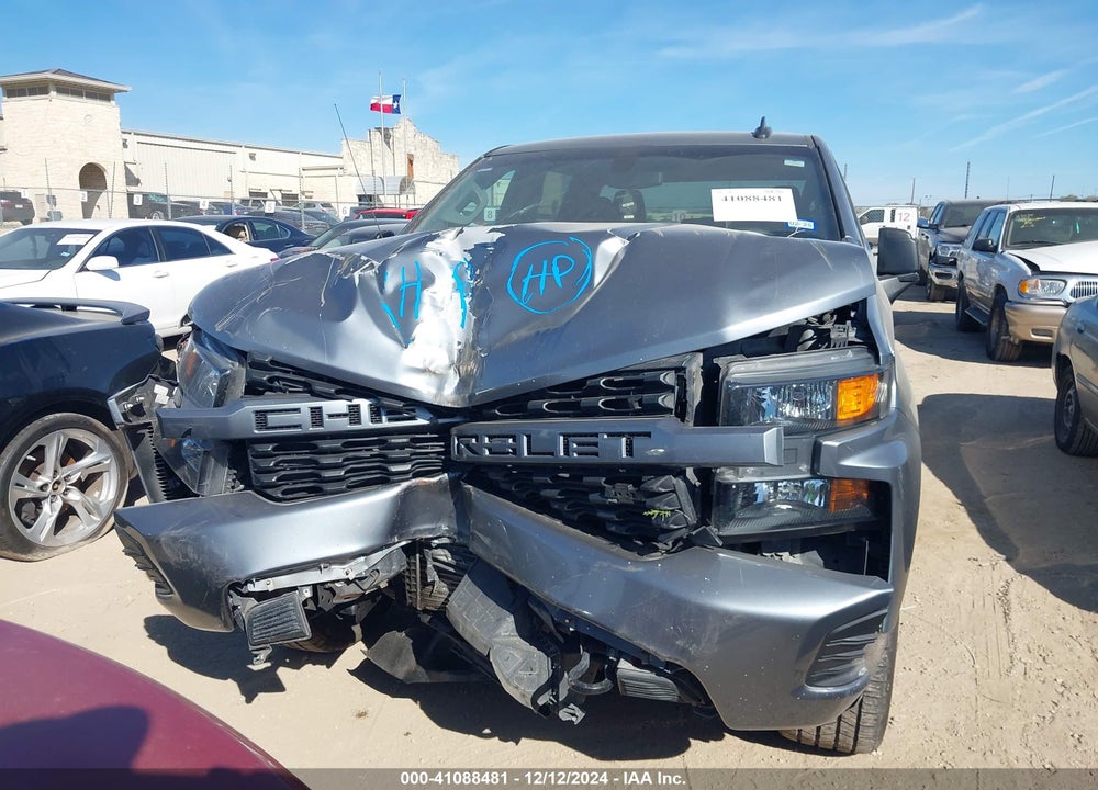 2020 CHEVROLET SILVERADO 1500 2WD SHORT BED CUSTOM VIN: 3GCPWBEK0LG140472