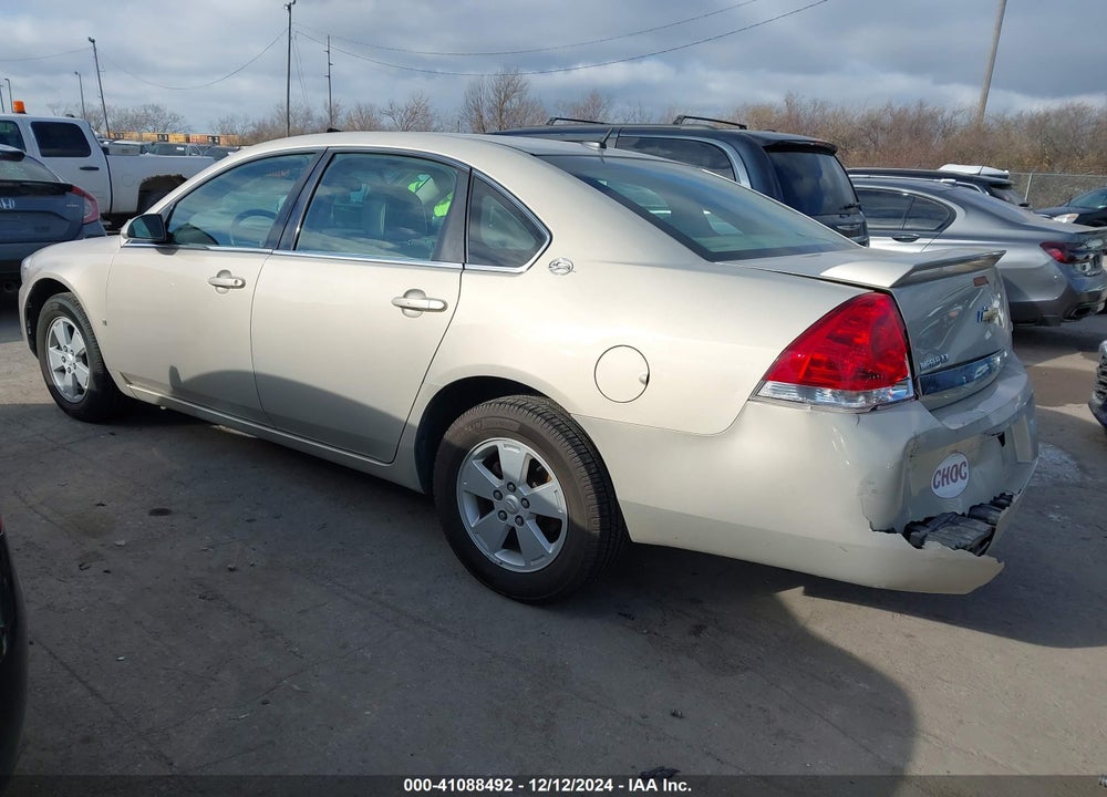 2008 CHEVROLET IMPALA LT VIN: 2G1WT58K889237981