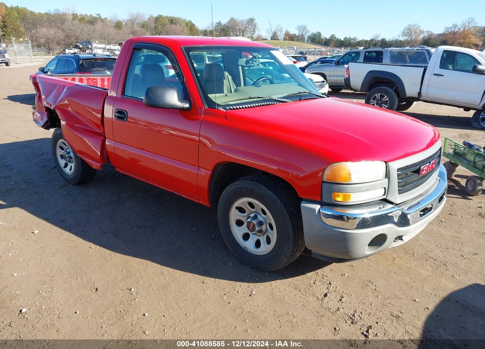 2005 GMC SIERRA 1500 WORK TRUCK VIN: 1GTEC14X15Z100654