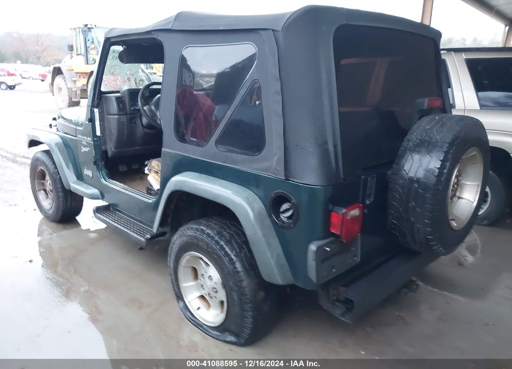 2000 JEEP WRANGLER SPORT VIN: 1J4FA49S9YP765272