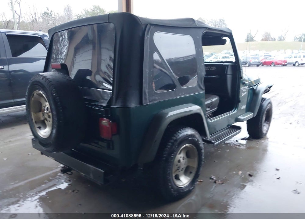 2000 JEEP WRANGLER SPORT VIN: 1J4FA49S9YP765272