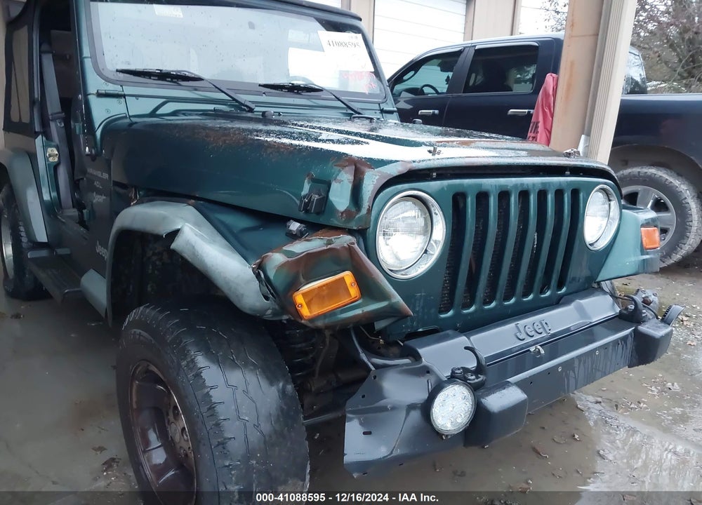 2000 JEEP WRANGLER SPORT VIN: 1J4FA49S9YP765272
