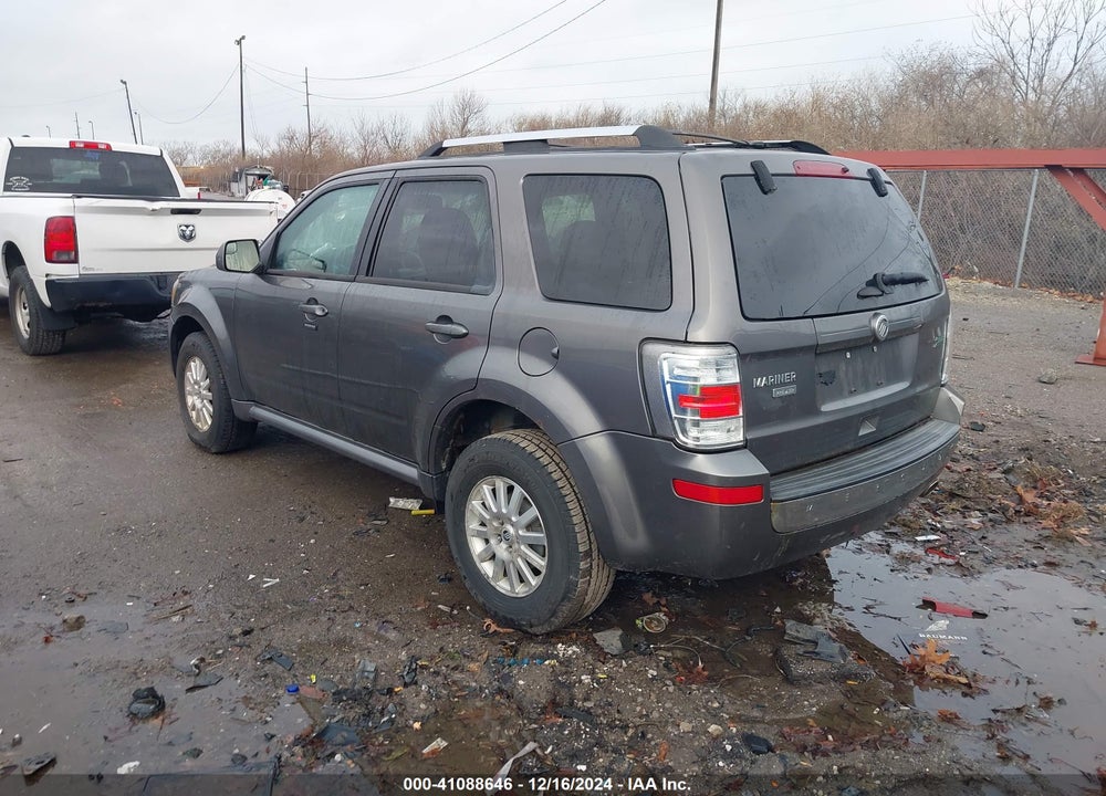 2011 MERCURY MARINER PREMIER VIN: 4M2CN8HG8BKJ06986