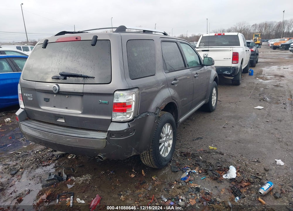 2011 MERCURY MARINER PREMIER VIN: 4M2CN8HG8BKJ06986