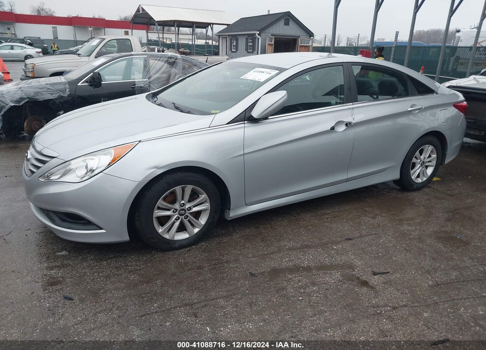 2014 HYUNDAI SONATA GLS VIN: 5NPEB4AC4EH837201