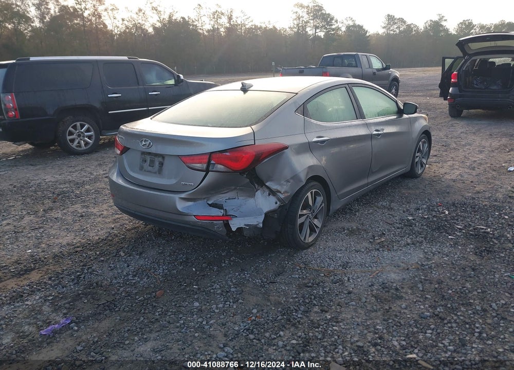 2014 HYUNDAI ELANTRA LIMITED VIN: KMHDH4AE7EU080193