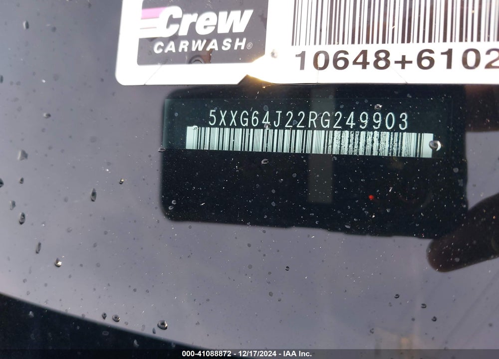2024 KIA K5 GT LINE VIN: 5XXG64J22RG249903