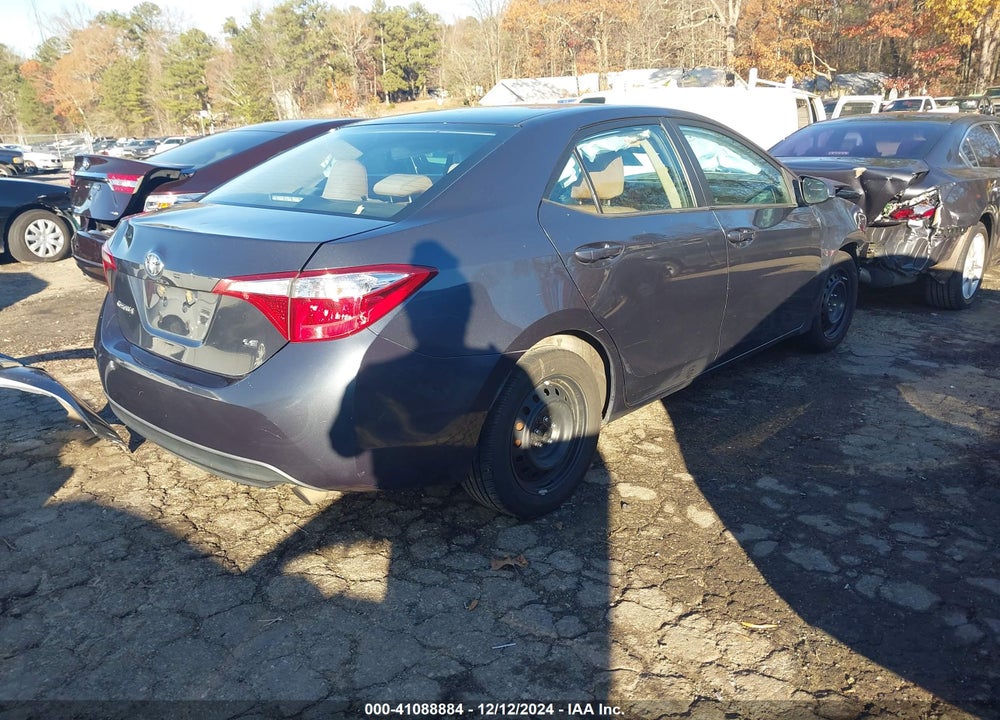 2016 TOYOTA COROLLA LE VIN: 2T1BURHE6GC589198