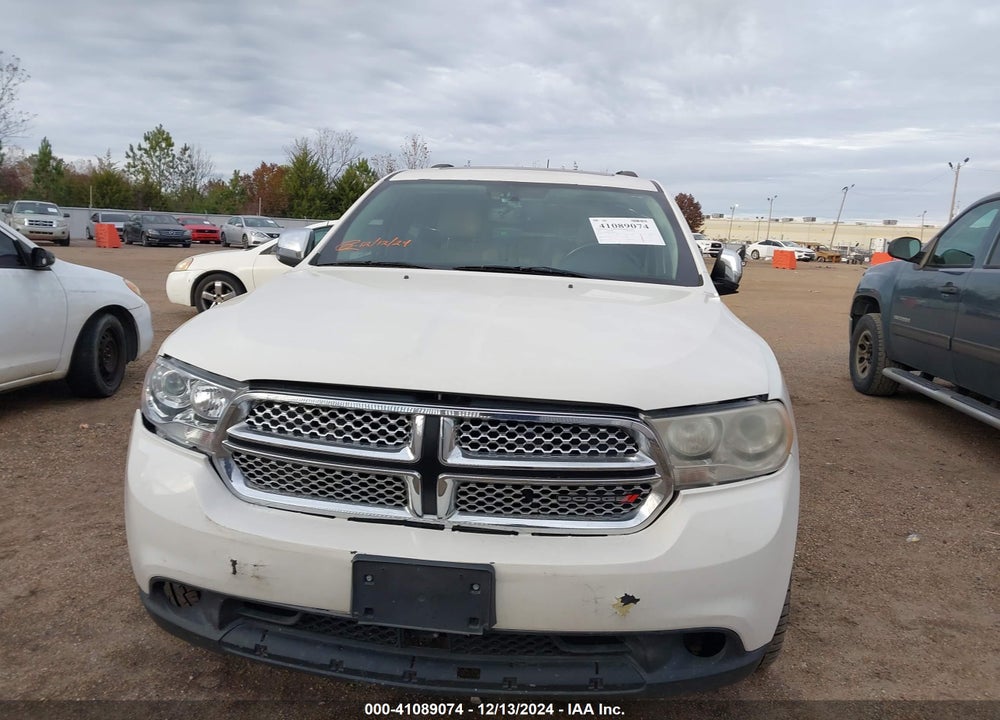 2012 DODGE DURANGO CITADEL VIN: 1C4SDHETXCC361284