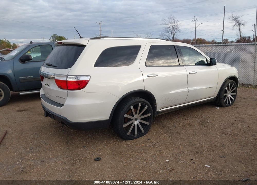 2012 DODGE DURANGO CITADEL VIN: 1C4SDHETXCC361284