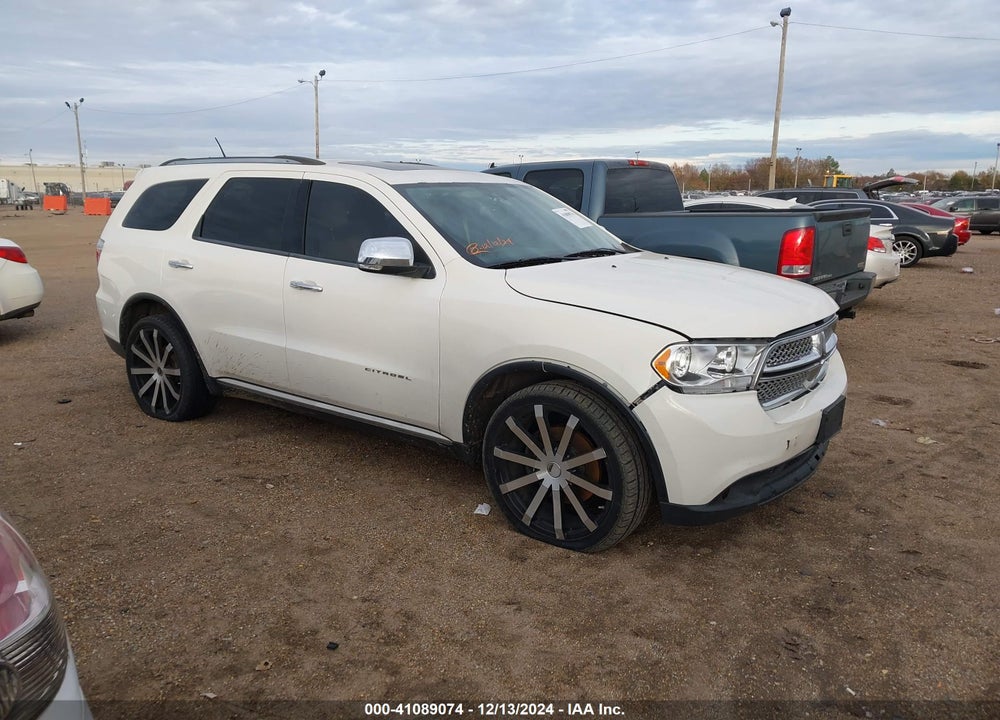 2012 DODGE DURANGO CITADEL VIN: 1C4SDHETXCC361284