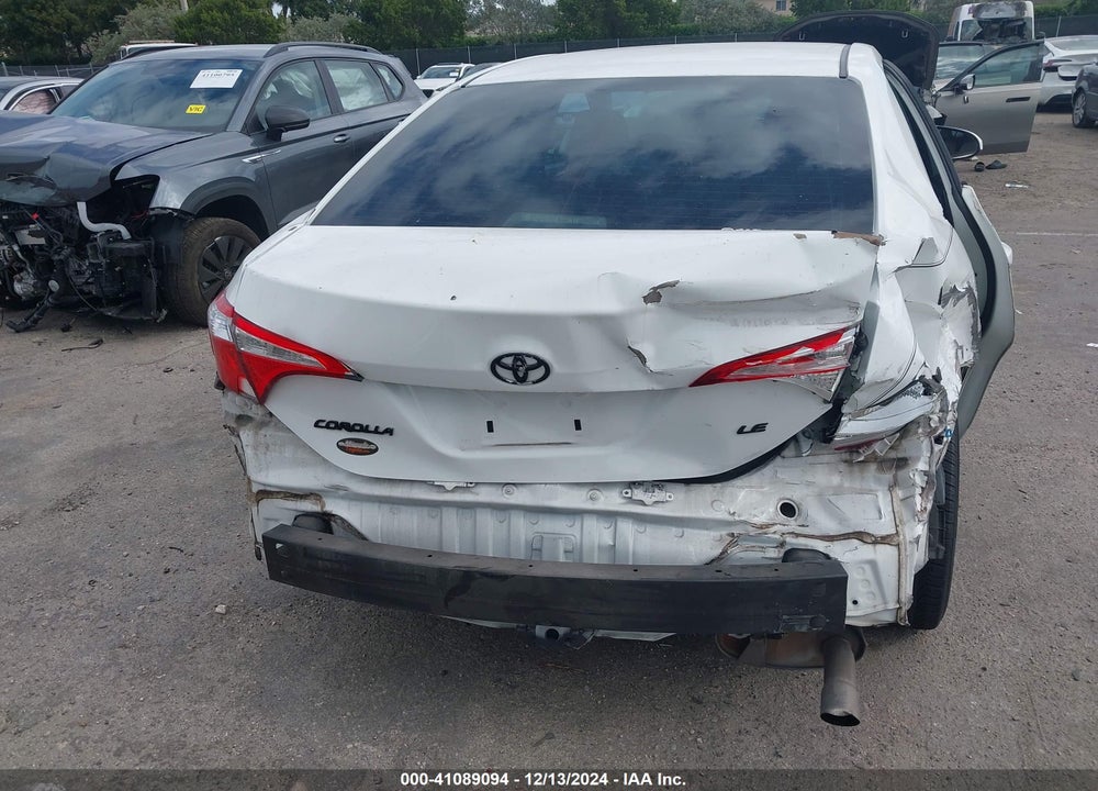 2016 TOYOTA COROLLA LE VIN: 2T1BURHE3GC642844