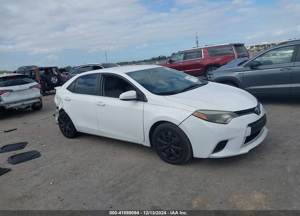 2016 TOYOTA COROLLA LE VIN: 2T1BURHE3GC642844