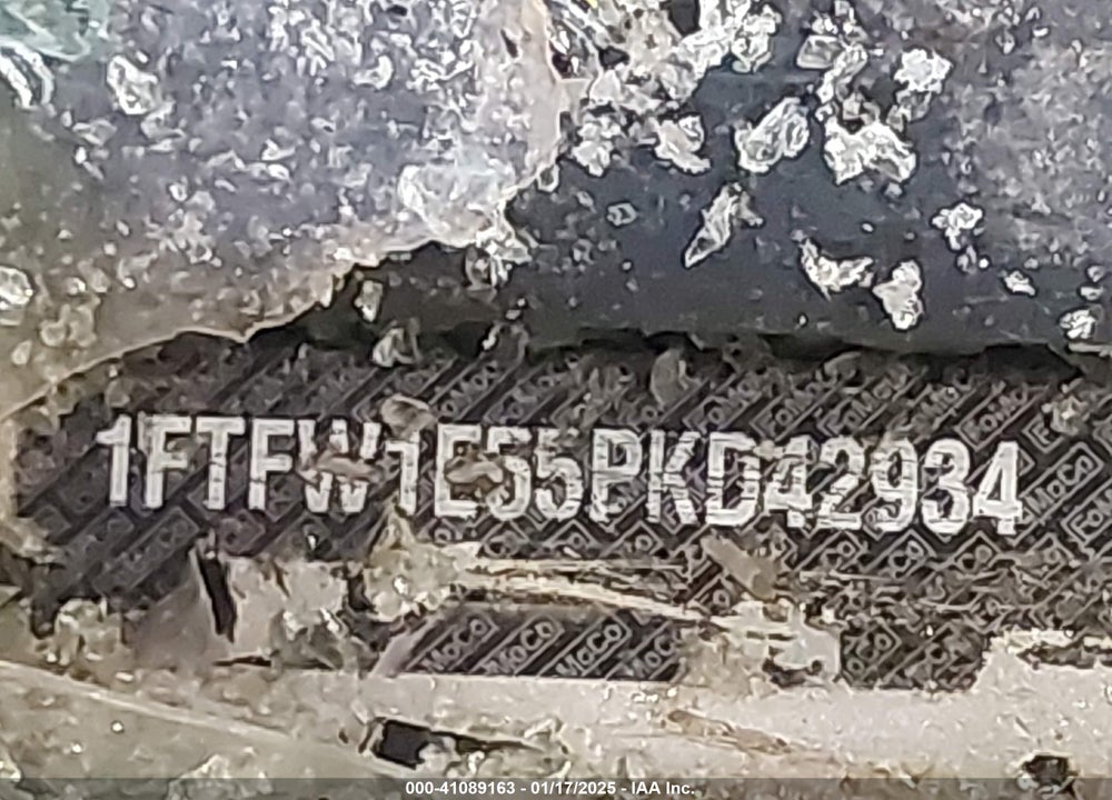 2023 FORD F150 VIN: 1FTFW1E55PKD42934