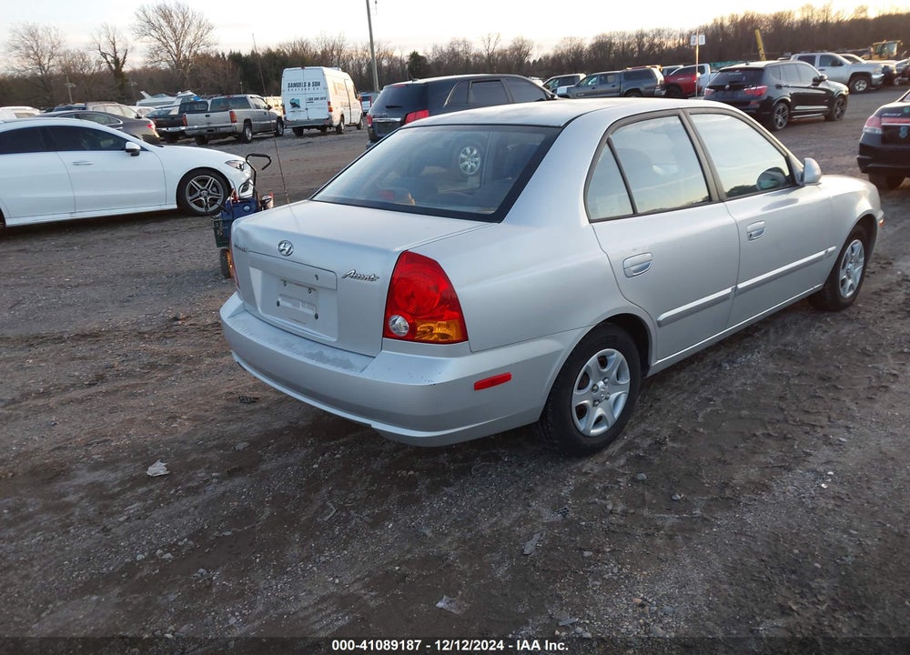 2003 HYUNDAI ACCENT GL VIN: KMHCG45C13U478021