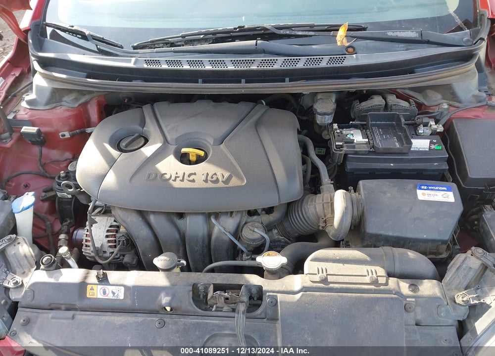 2013 HYUNDAI ELANTRA GLS VIN: KMHDH4AE4DU789985