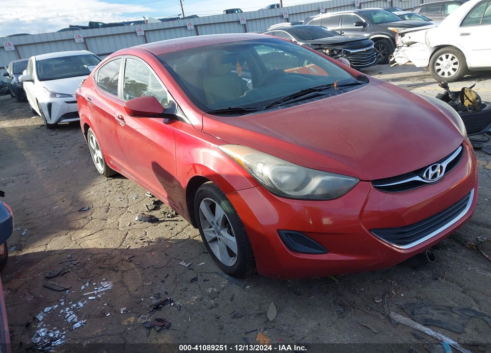 2013 HYUNDAI ELANTRA GLS VIN: KMHDH4AE4DU789985