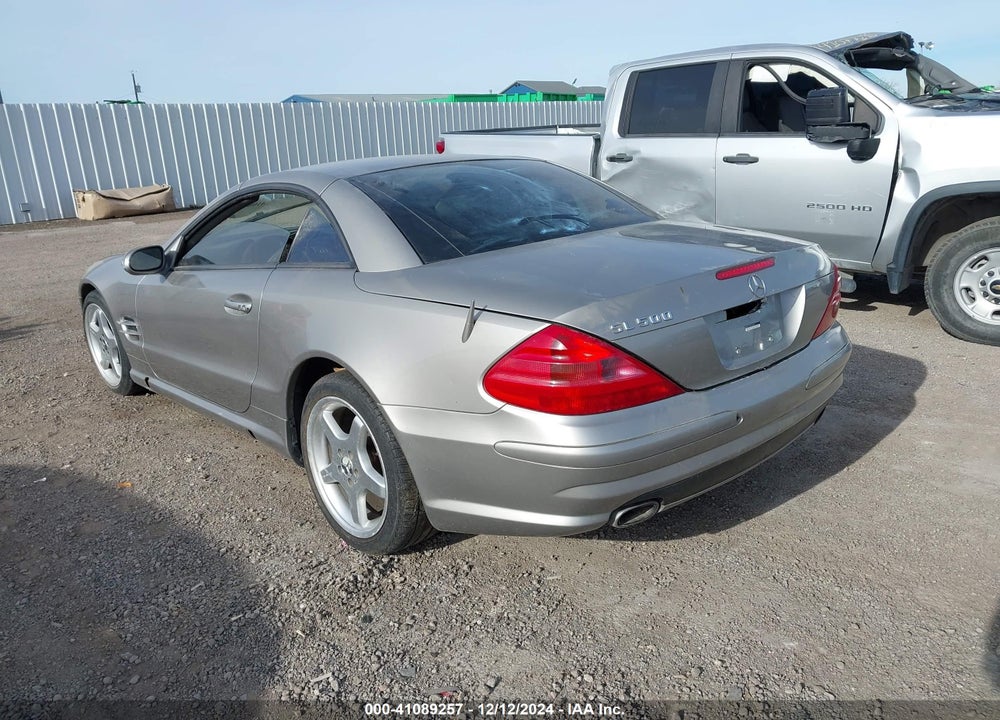 2003 MERCEDES-BENZ SL 500 VIN: WDBSK75F93F043485