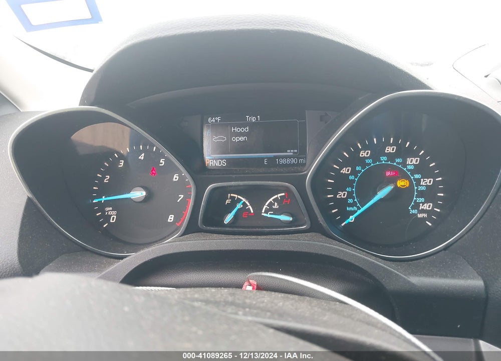2013 FORD ESCAPE SE VIN: 1FMCU0GX9DUC44910