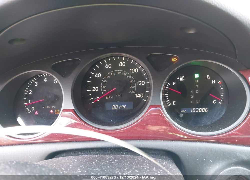 2003 LEXUS ES 300 VIN: JTHBF30G230090373