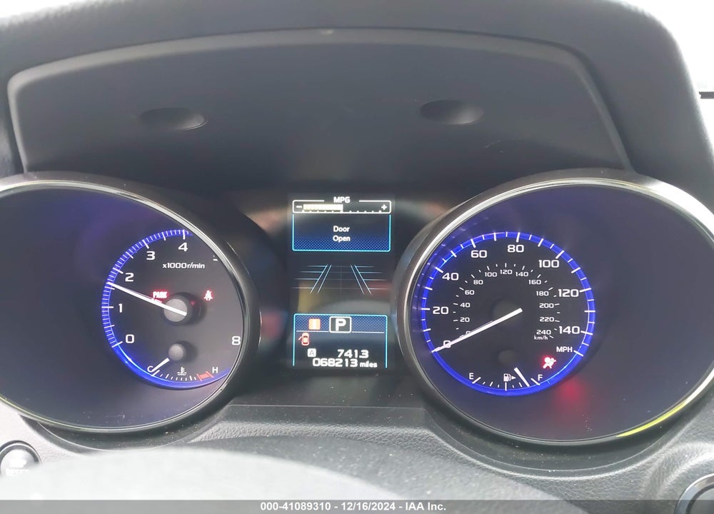 2019 SUBARU OUTBACK 2.5I TOURING VIN: 4S4BSATC2K3363556