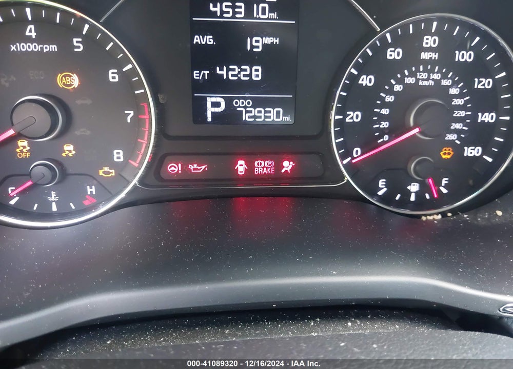 2016 KIA FORTE VIN: KNAFK4A68G5484640