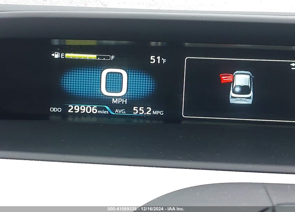 2022 TOYOTA PRIUS LIMITED VIN: JTDKAMFU5N3167760