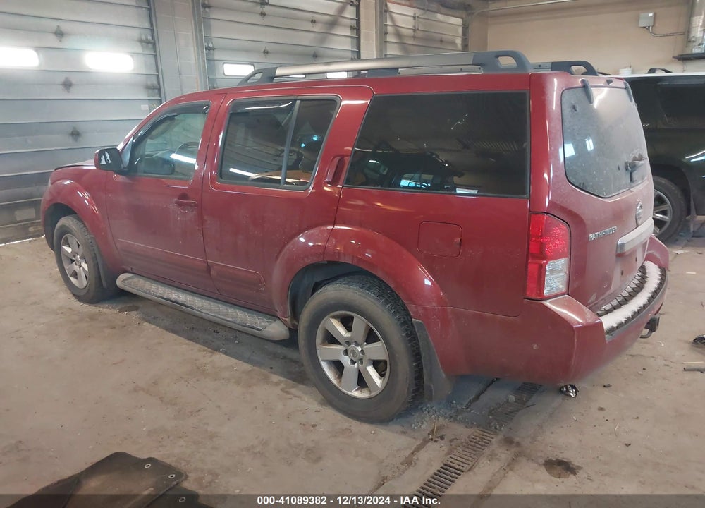 2012 NISSAN PATHFINDER SV VIN: 5N1AR1NB0CC605502