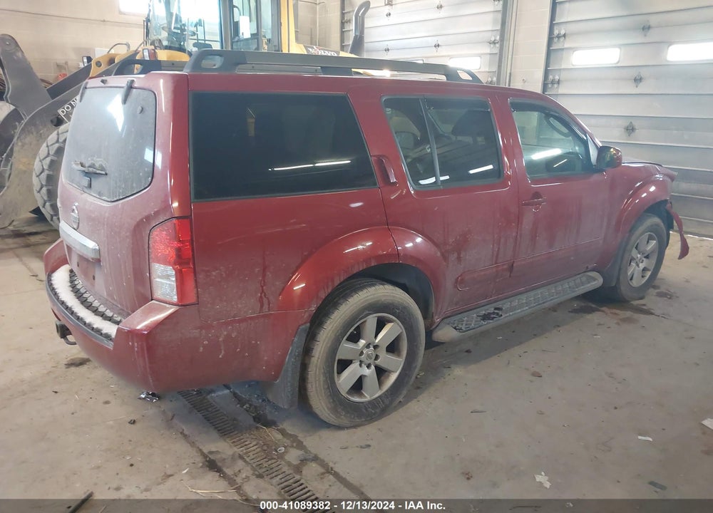 2012 NISSAN PATHFINDER SV VIN: 5N1AR1NB0CC605502