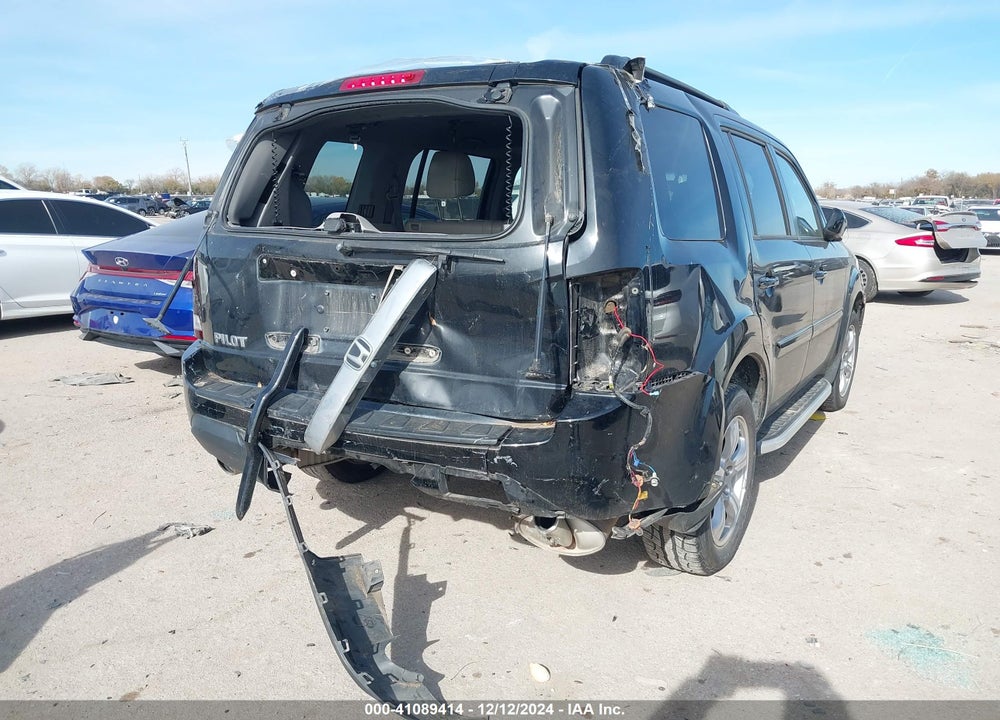2012 HONDA PILOT EX-L VIN: 5FNYF3H58CB010977