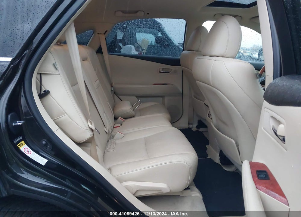 2011 LEXUS RX 350 VIN: 2T2BK1BA2BC107103