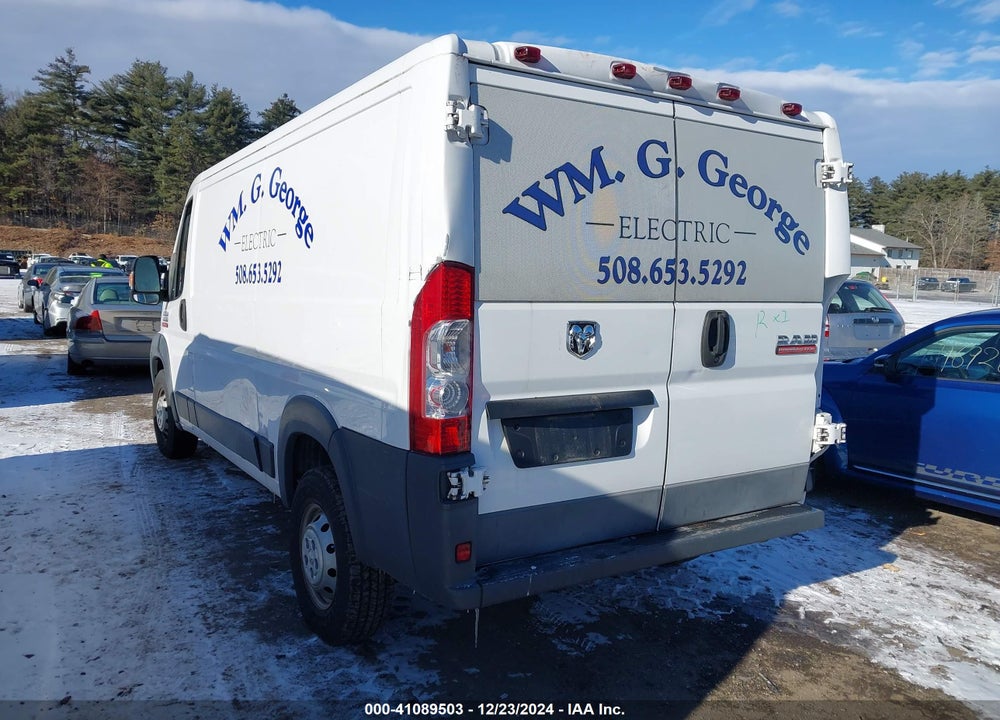 2016 RAM PROMASTER 1500 LOW ROOF VIN: 3C6TRVAG9GE136938