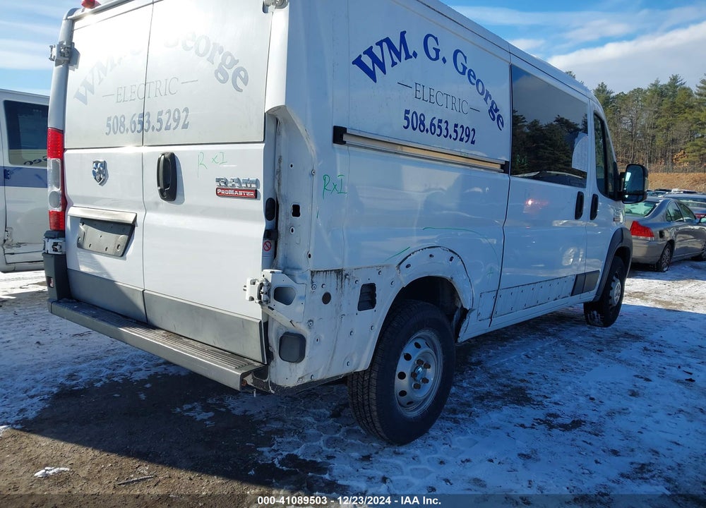 2016 RAM PROMASTER 1500 LOW ROOF VIN: 3C6TRVAG9GE136938