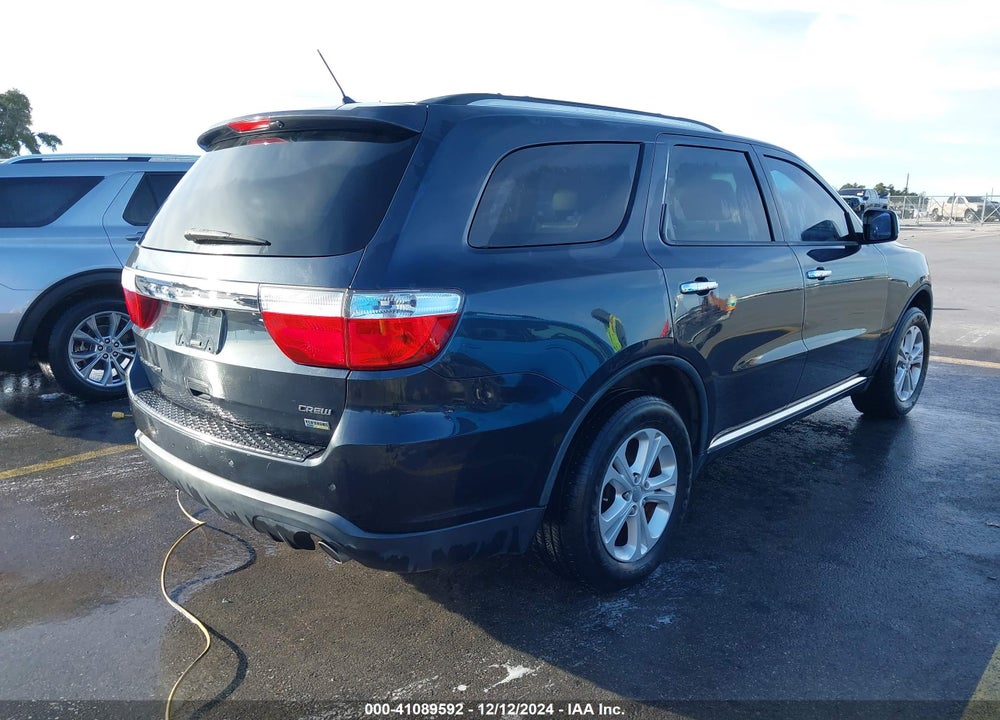 2013 DODGE DURANGO CREW VIN: 1C4RDHDG1DC700051