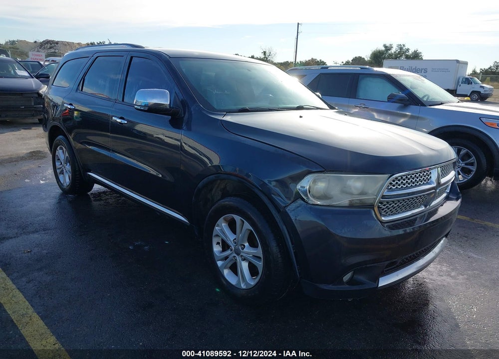 2013 DODGE DURANGO CREW VIN: 1C4RDHDG1DC700051