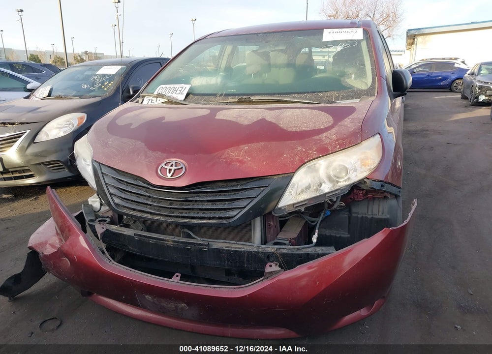 2014 TOYOTA SIENNA L V6 7 PASSENGER VIN: 5TDZK3DC1ES450154